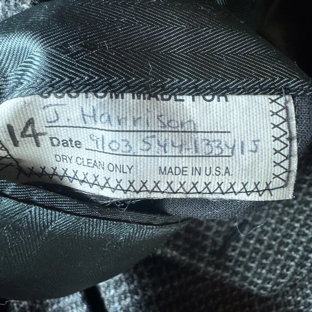 Ermenegildo Zegna wool and cashmere blend blazer jacket Custom made